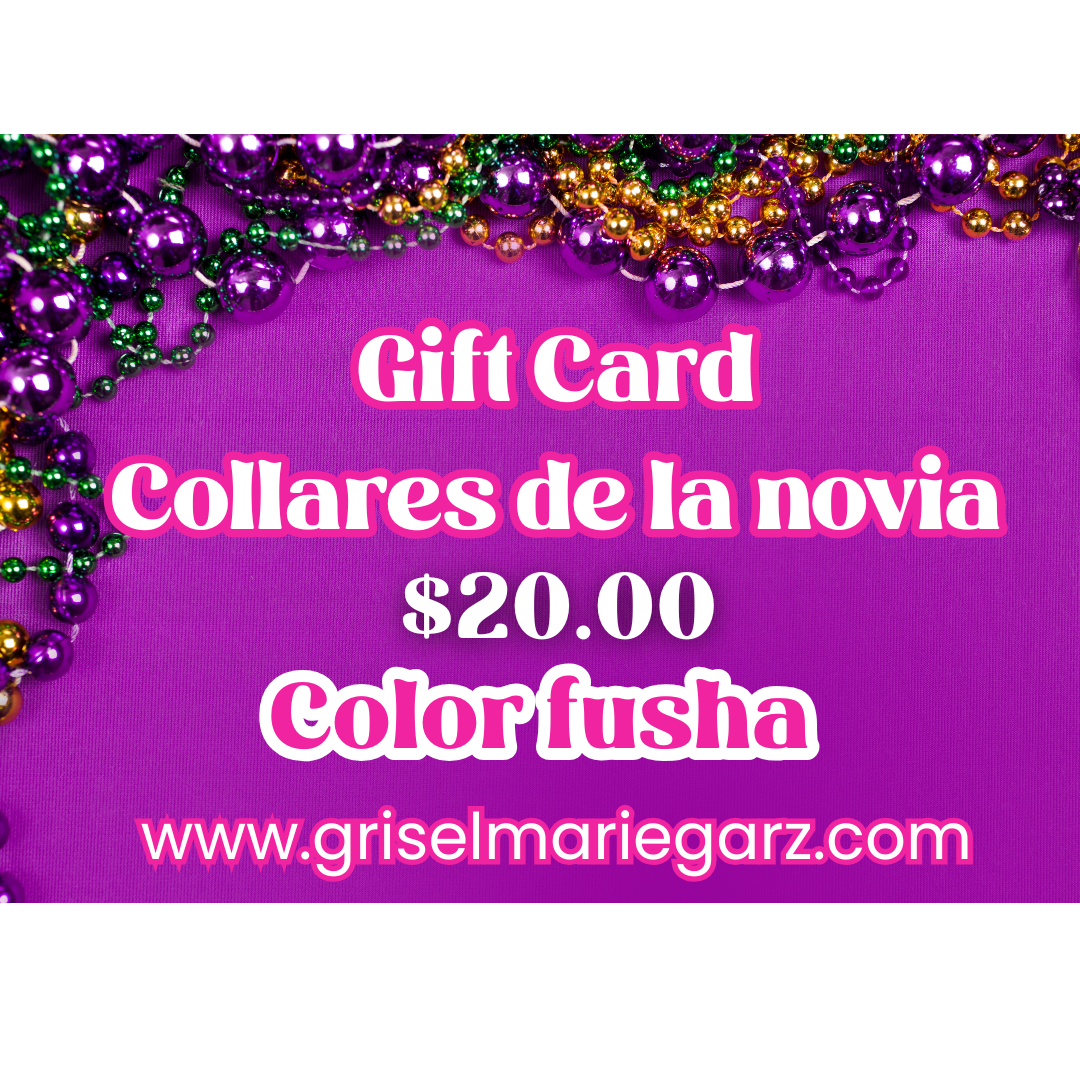 Collares para la novia - FUSHA ($20)